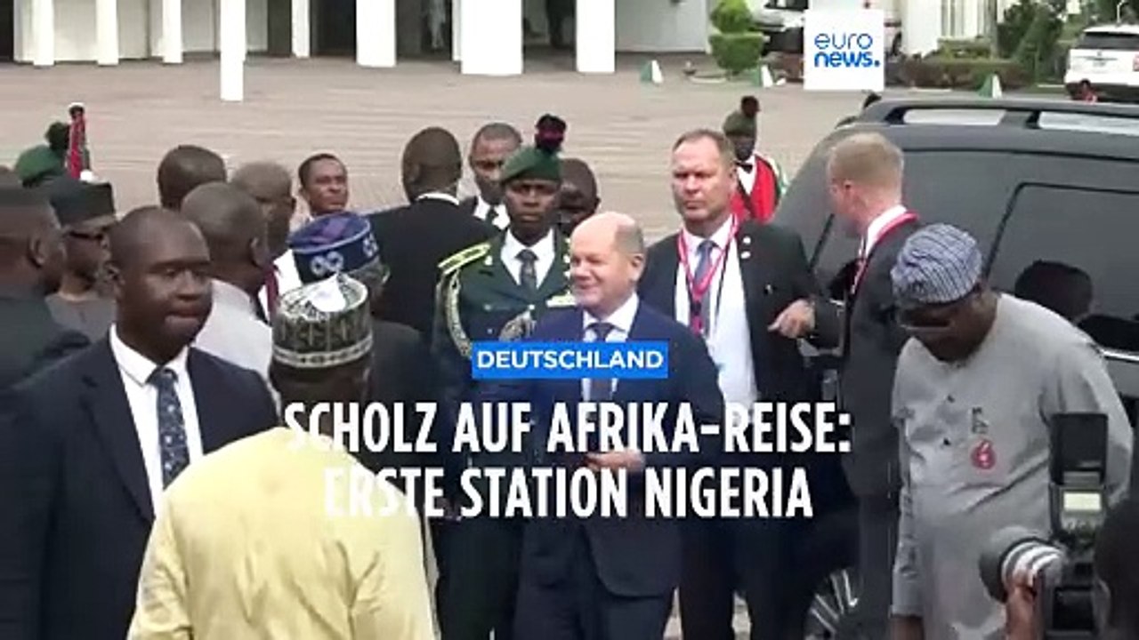 Scholz auf Afrika-Reise: 1. Station Nigeria, es geht um Erdgas und Migration