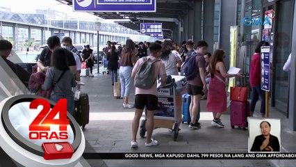 Mga pasahero, dagsa pa rin sa ilang paliparan; mas marami sa normal na kapasidad — MIAA | 24 Oras