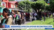 Migrantes ofrecen apoyar en la reconstrucción de Guerrero tras el paso de Otis