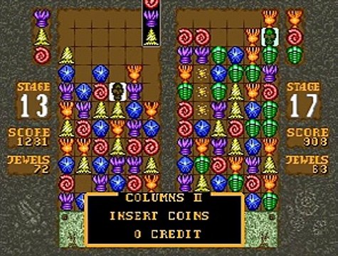Columns II online multiplayer - arcade
