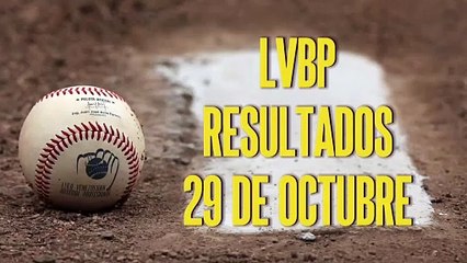 Resultados de la LVBP de este domingo