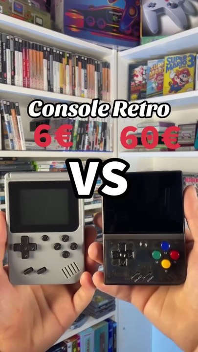 Console retro a 6€ vs console retro a 60€