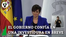 El Gobierno confía en una investidura en breve tras la claridad de Sánchez con la amnistía