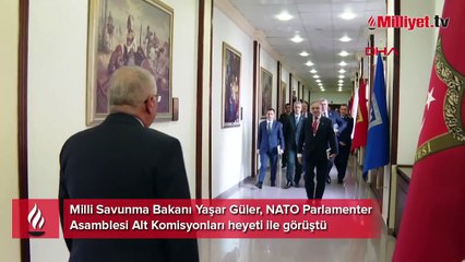 Bakan Güler ile NATO heyeti bir araya geldi