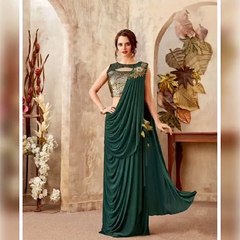 fancy stylish saree beautiful designer saree