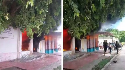 Funcionaria de la Registraduría de Gamarra está en observación por quemaduras de segundo grado
