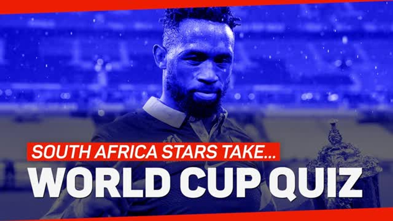 South Africa stars left stumped by Rugby World Cup quiz