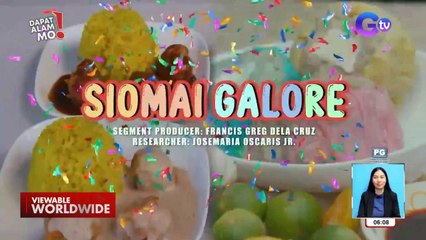 Fried siomai with savory sauces, tikman! | Dapat Alam Mo!