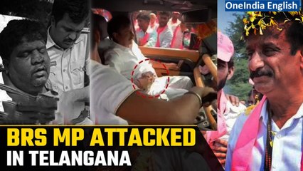 Download Video: BRS MP Prabhakar Reddy Stabbed During Telangana Polls Campaign | Telangana Election | Oneindia