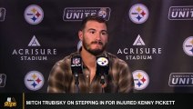 Steelers' Mitch Trubisky On Stepping In For Injured Kenny Pickett