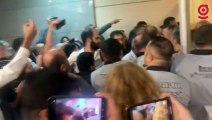 TİP'li vekillerin mahkeme kalemiyle görüşmek için koridora geldiği sırada arbede çıktı: Sera Kadıgil'den Çağlayan Adliyesi'ne çağrı