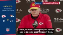 Reid defends decision to play 'sick' Mahomes