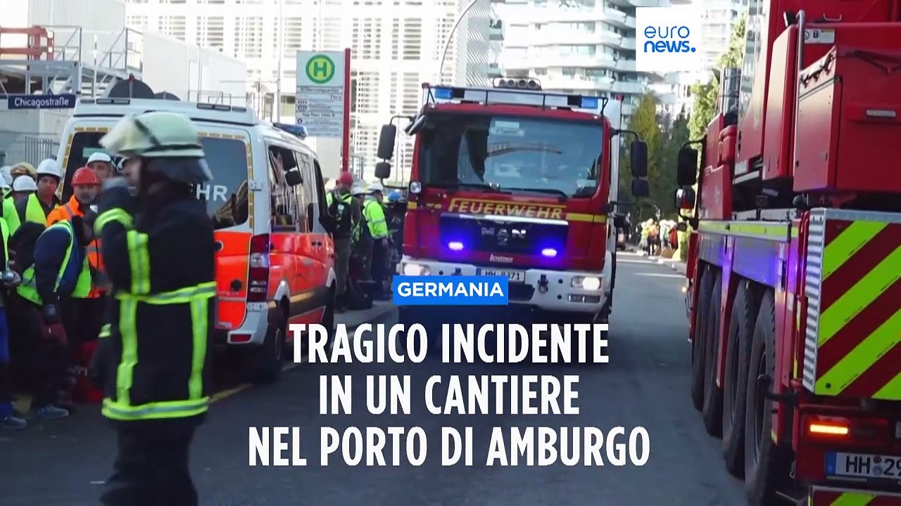 Amburgo: tragico incidente in un cantiere nel porto, ci sono vittime