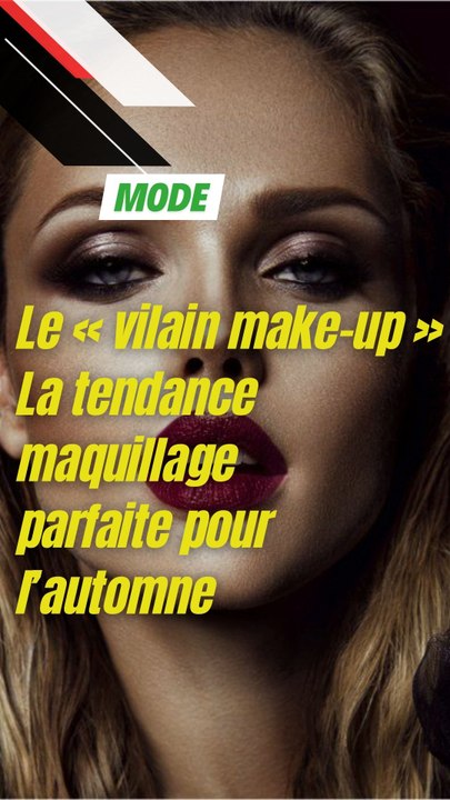 Le « vilain make-up » : La tendance maquillage parfaite pour l'automne