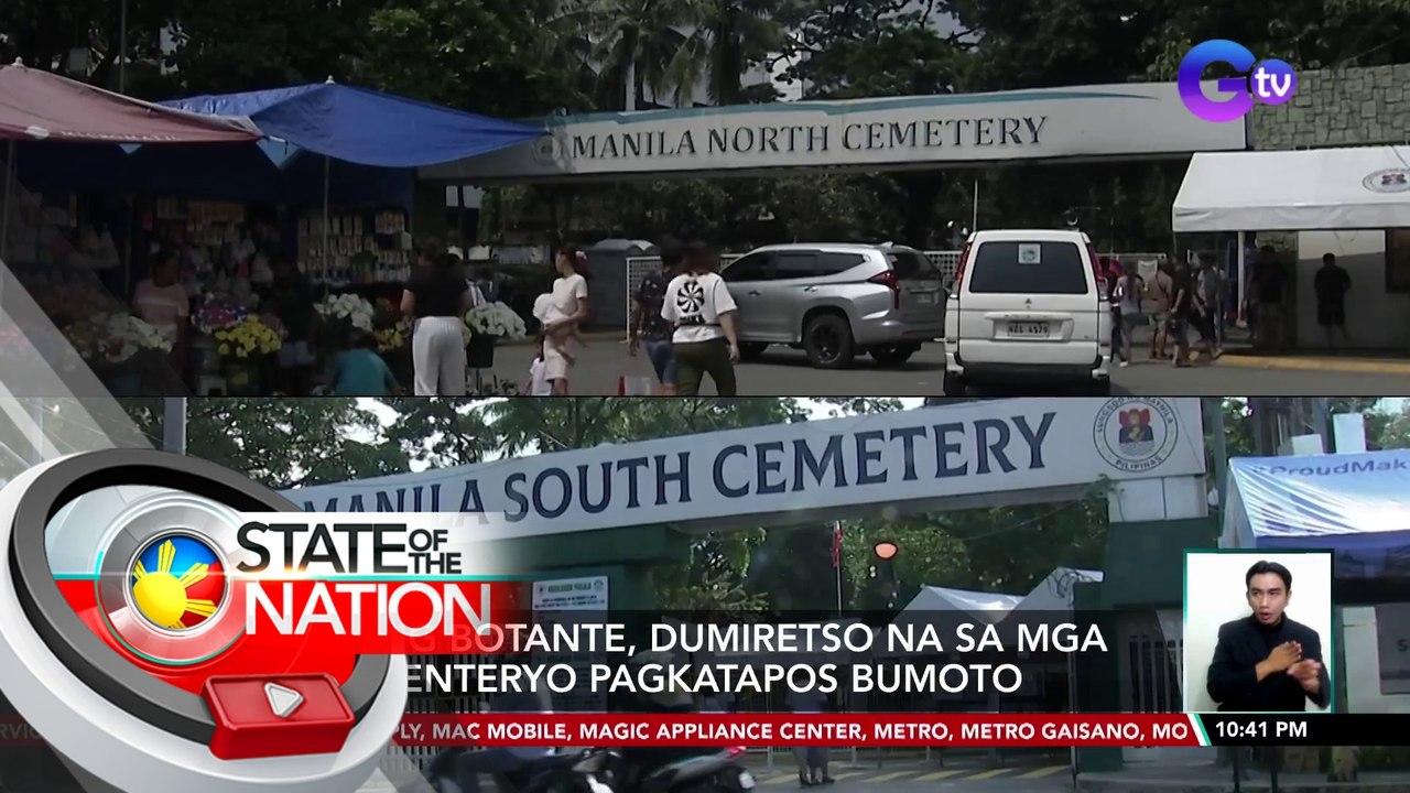 Ilang botante, dumiretso na sa mga sementeryo pagkatapos bumoto | SONA