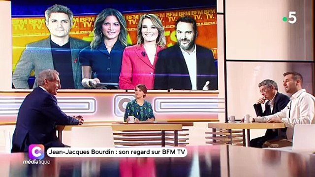 Jean-Jacques Bourdin s'en prend à Marc-Olivier Fogiel dans C médiatique sur France5.
