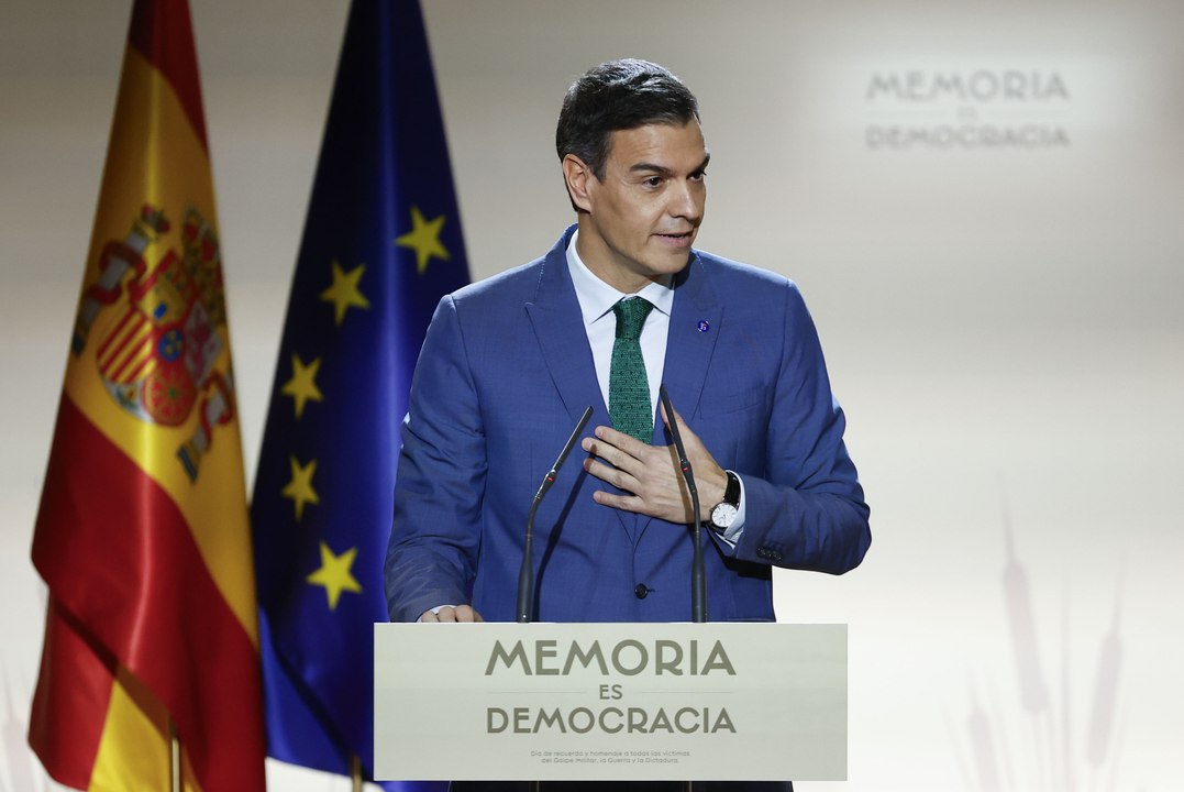 Pedro Sánchez: "Mi compromiso con las políticas de Memoria es rotundo"