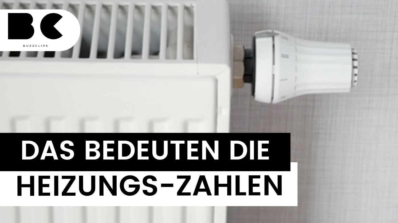 Heizung: Das bedeuten die Zahlen am Thermostat?