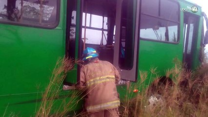 Detienen a conductor que impactó a 12 vehículos