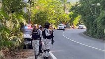 Con dinamita, continúan labores para despejar carretera 200 tras paso del huracán Lidia hace 20 días