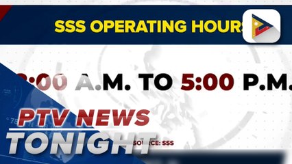 SSS branches nationwide open on Oct. 31