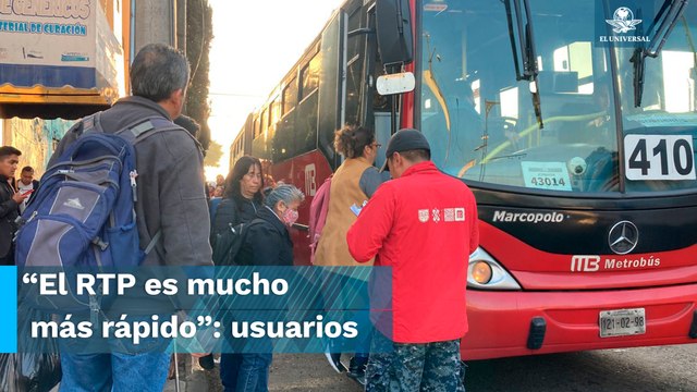 Tras reapertura de tramo de la L1 del Metro, usuarios siguen utilizando el transporte emergente