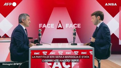 Marsiglia-Lione, Darmanin: "D'accordo con la definizione di stupidi"