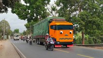 Wadidaw truk disini markas truk besar, truk tronton, truk tangki berubah jadi tayo