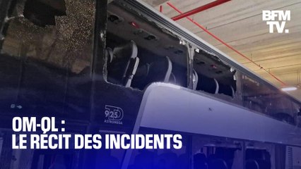 Bus caillassé, visage en sang, comportements racistes... Le récit des incidents qui ont mené au report du match OM-OL