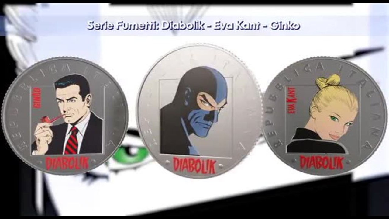Monete, la Zecca conia il trittico con Diabolik: 10mila pezzi
