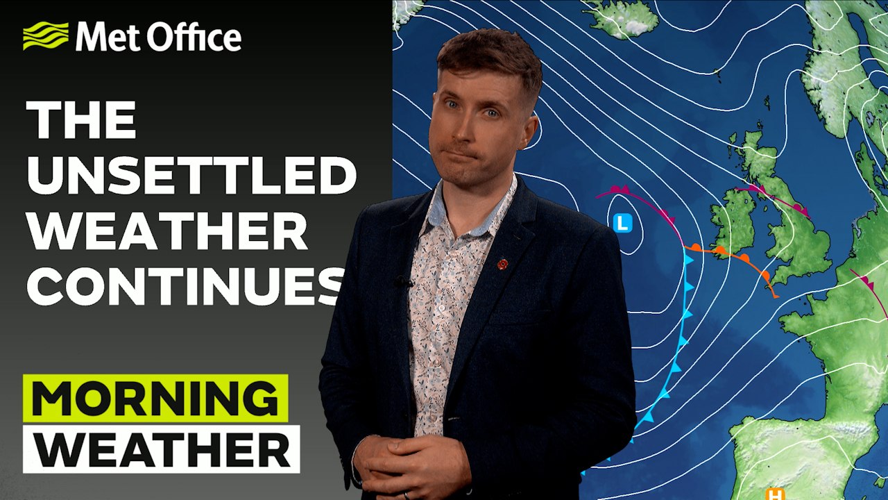 Met Office Morning Forecast 31/10/23 - Unsettled
