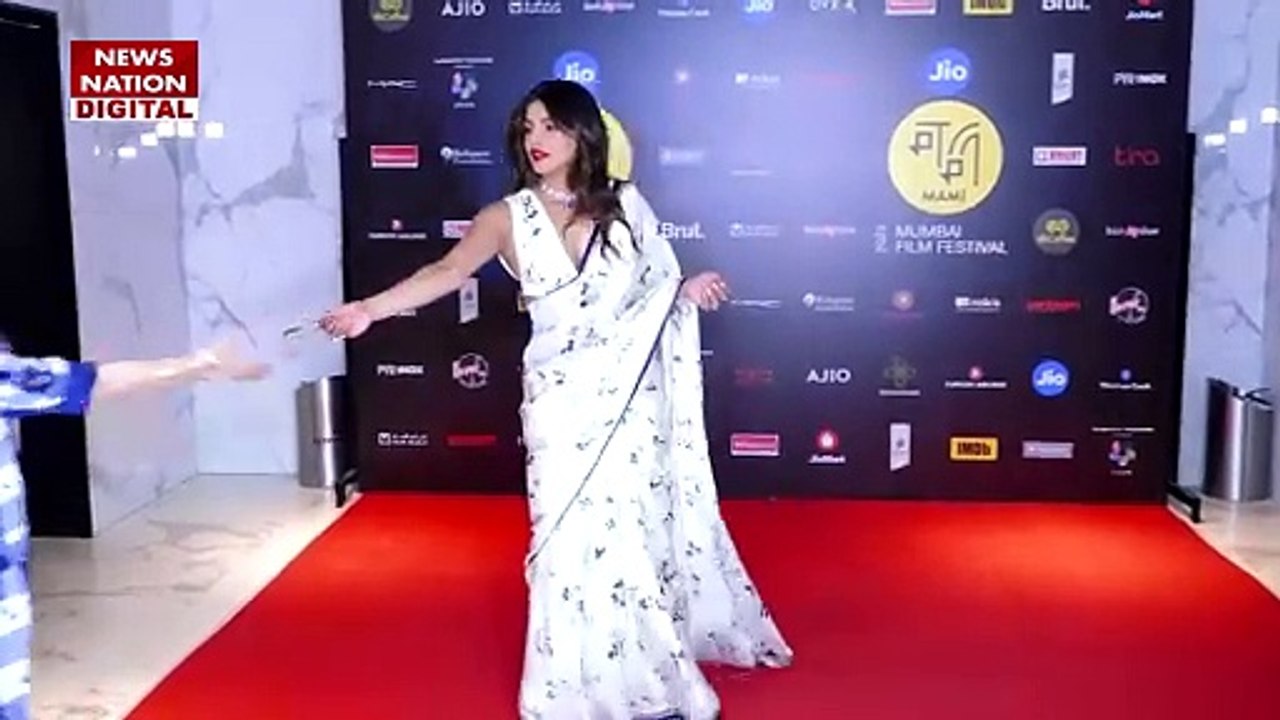 MAMI Film Festival : मामी फिल्म फेस्टिवल के दूसरे दिन दिखा प्रियंका चोपड़ा का देसी लुक