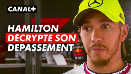 Lewis Hamilton décrypte son dépassement sur Leclerc - Grand Prix du Mexique - F1