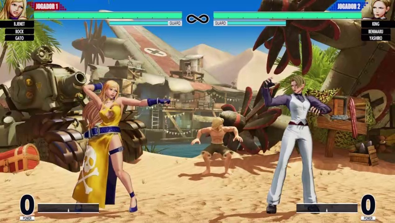 THE KING OF FIGHTERS XV B.JENET/ROCK/GATO VS KING/BENIMARU/YASHIRO
