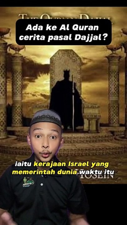 iibnuhussainn - CIKGU NIK Eskatologi Islam AlQuran menceritakan perihal Dajjal dalam AlQuran dalam surah Sad berkenaan jasad yang berada di singgahsana nabi Sulaiman AS #islam #dajjal #akhirzaman #sahabatAA