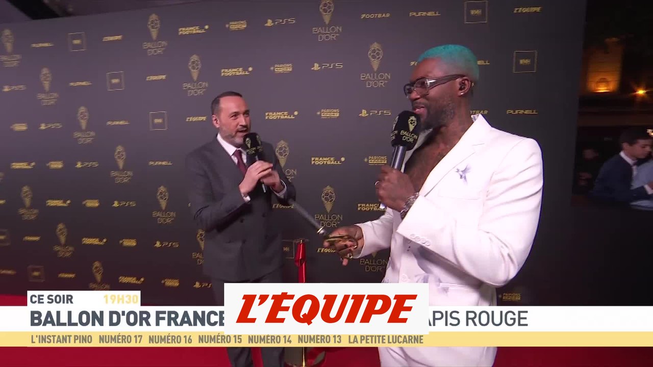 Djibril Cissé inaugure le tapis rouge - Foot - Ballon d'Or