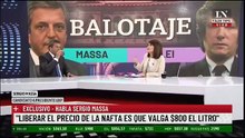 Entrevista con Sergio Massa en LN+