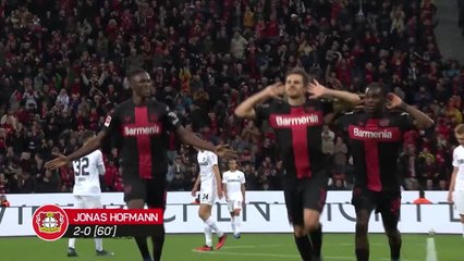 Hofmann strike keeps Leverkusen top of the Bundesliga