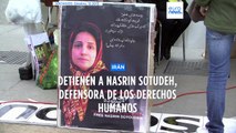 Detienen a la activista iraní Nasrin Sotudeh en el entierro de Armita Garawand