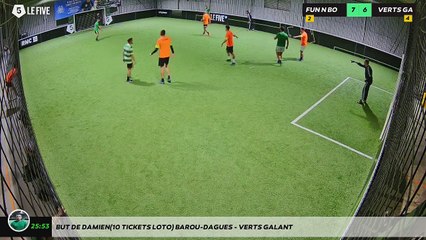 But de Damien(10 tickets LOTO) Barou-dagues - VERTS GALANT