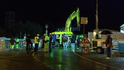Rezzoaglio, frana lungo SS 586 le immagini dal drone