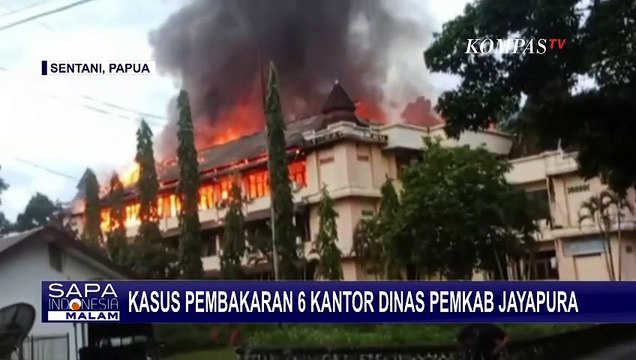 Terungkap! Ada Faktor Kesengajaan di Kasus Pembakaran 6 Kantor Dinas Pemkab Jayapura