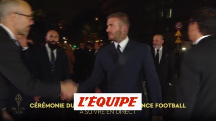 L'arrivée surprise de David Beckham - Foot - Ballon d'Or