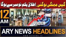 ARY News 12 AM Headlines 31st October 2023 | Gas Prices - Latest Update | Prime Time Headlines