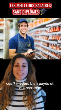 Ces métiers bien payés qui recrutent sans diplôme #metiers #diplome #argent