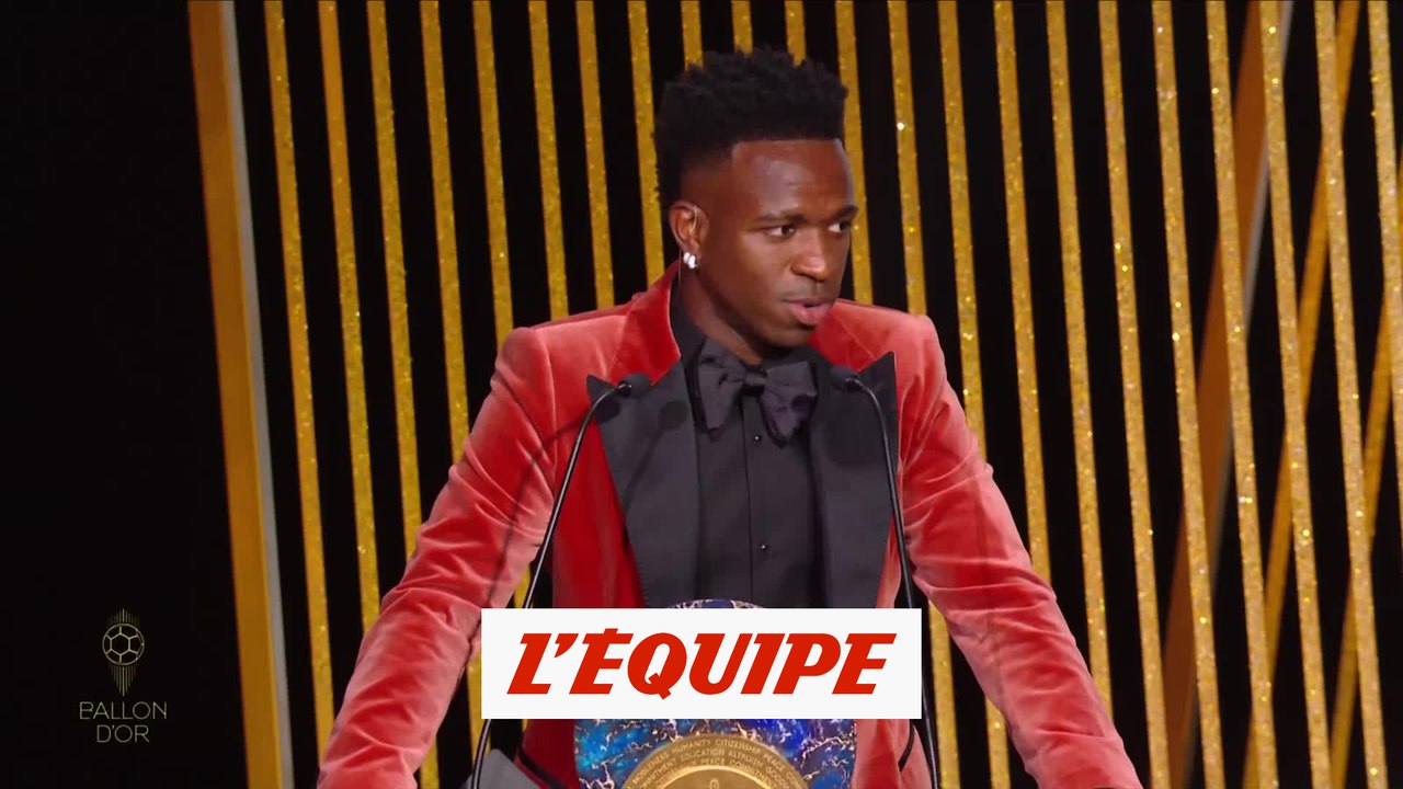 Vinicius Jr remporte le Prix Socrates - Foot - Ballon d'Or