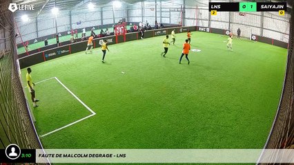 Faute de Malcolm DEGRAGE - LNS