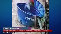 Furto de caixa d'água em Candeias