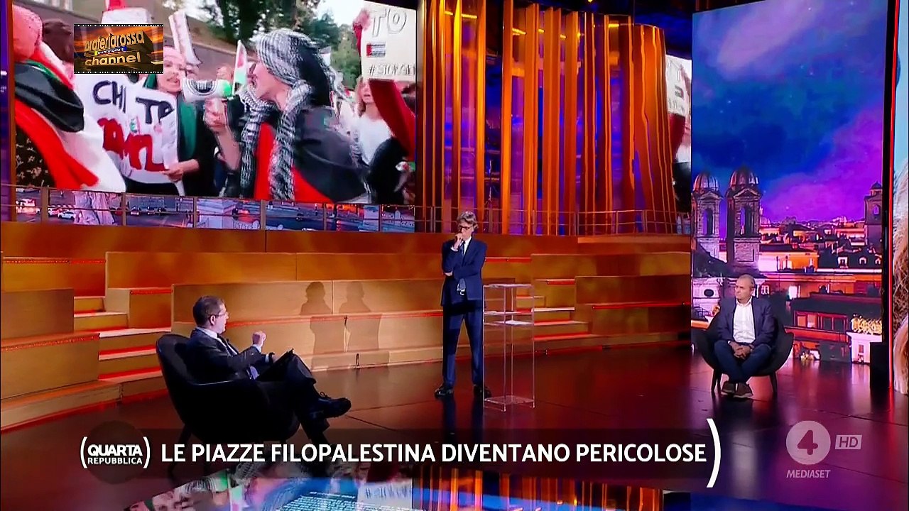 violento scazzo fra capezzone e de magistris da porro