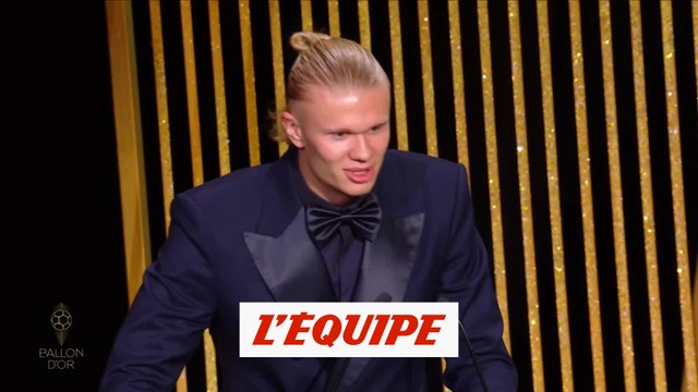 Erling Haaland remporte le Trophée Gerd Müller - Foot - Ballon d'Or